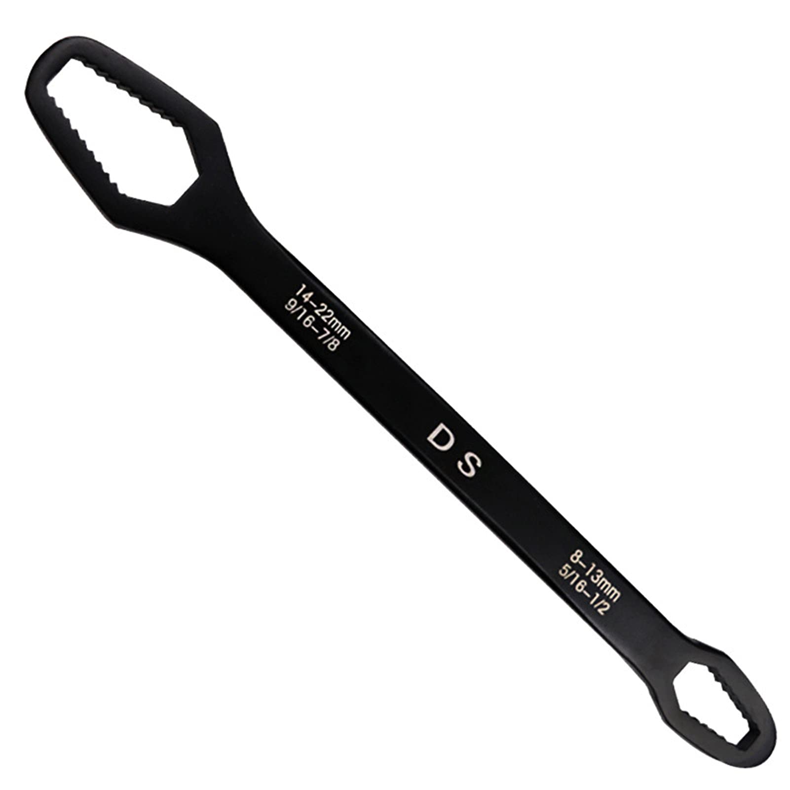 Universal Double Sided Wrench - Chromium Vanadium Self-Tightening Adjustable Wrench for Car, Bicycle & Home Repair - Perfect for Mechanics, DIY Projects & Emergency Fixes