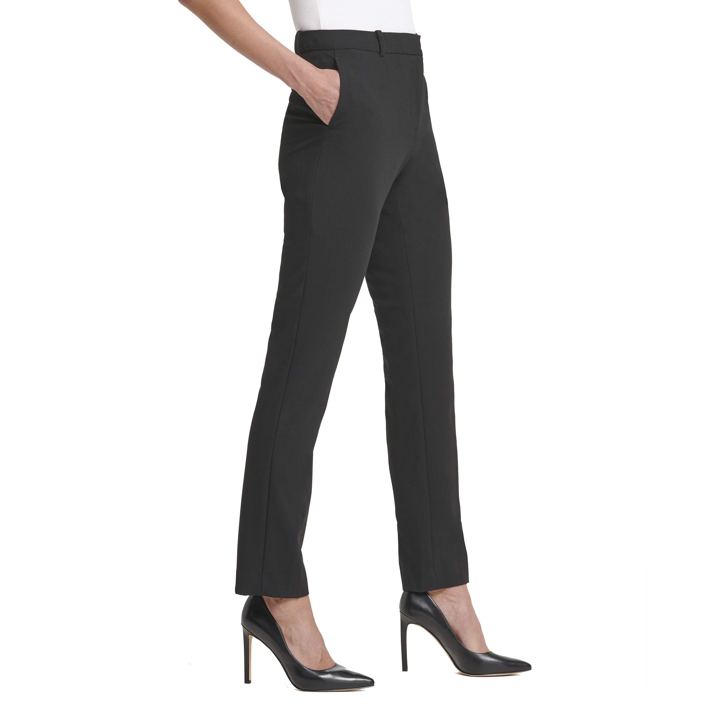 DKNY Women's Business Casual Essex Pants - Comfortable Stretch Work Pants for Office & Professional Wear | Perfect for Business Meetings, Office Outfits & Smart Casual Occasions