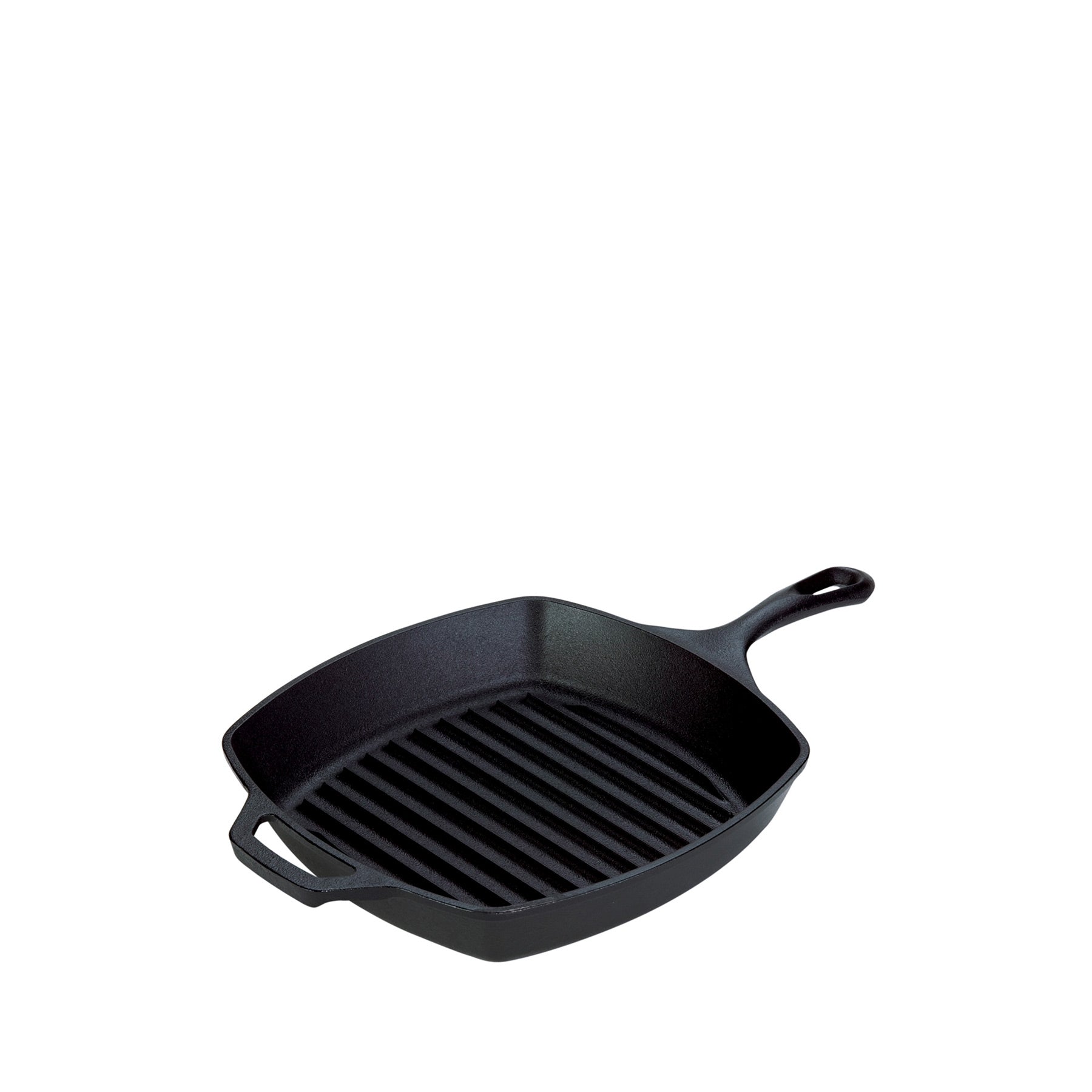 10.5 Inch Cast Iron Square Grill Pan - Pre-Seasoned, Heavy Duty for Stovetop & Oven - Perfect for Steaks, Burgers & Grilled Vegetables - Indoor/Outdoor Cooking & BBQ