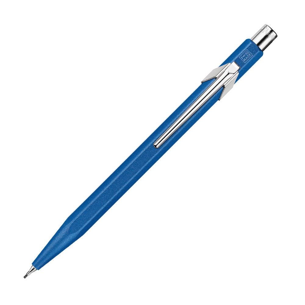 Caran d'Ache 844 Colormat X Mechanical Pencil - Blue Premium Drafting Pencil for Artists, Architects & Designers - Perfect for Sketching, Technical Drawing & Creative Writing