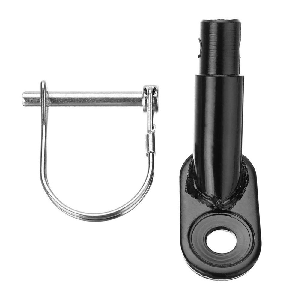 Universal Bike Trailer Coupler Hitch - Aluminum Alloy Bicycle Trailer Hitch Adapter with S Hooks for Tow Truck Accessories | Durable Metal Linker for Kids Cargo & Pet Bike Trailers | Perfect for Family Cycling, Grocery Hauling & Outdoor Adventures