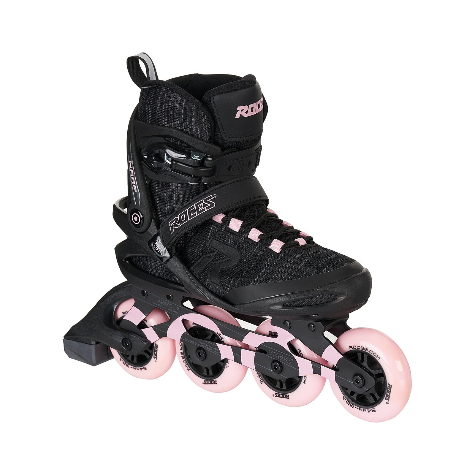 ROCES Women's Warp Thread TIF Outdoor Inline Skates - Breathable Fitness Rollerblades with Memory Buckle, Easy Entry Boots, Fiberglass Shell & Aluminum Frame | 84mm 82A Wheels for Women | Perfect for Outdoor Skating, Fitness Training & Urban Commuting