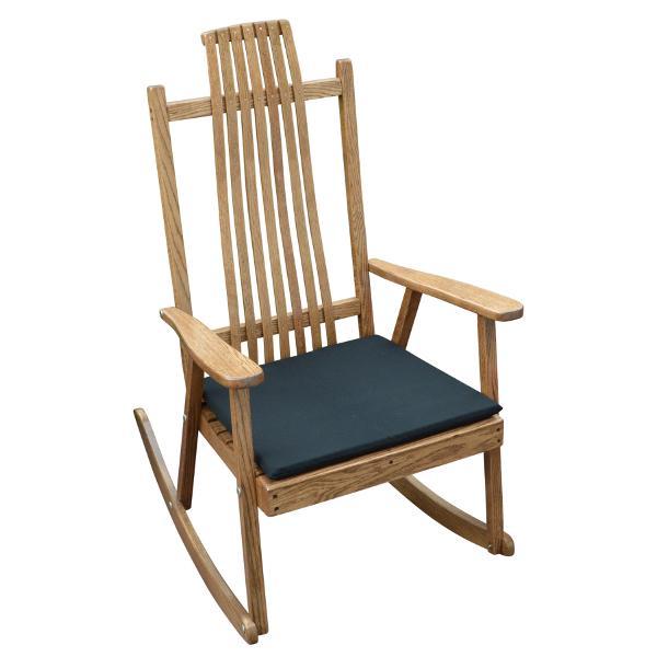 Bent Oak Rocker Chair - Handcrafted Solid Wood Rocking Chair for Living Room, Nursery & Porch - Comfortable & Durable Rocking Chair for Relaxation & Nursing
