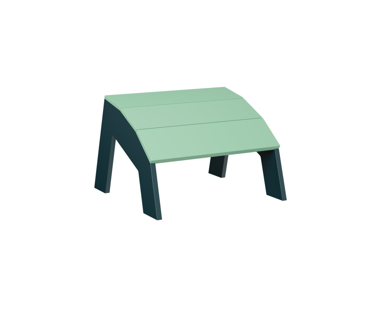 Berlin Gardens Nordic Adirondack Footstool - Outdoor Patio Furniture, Solid Wood Footrest for Garden, Deck & Poolside Relaxation