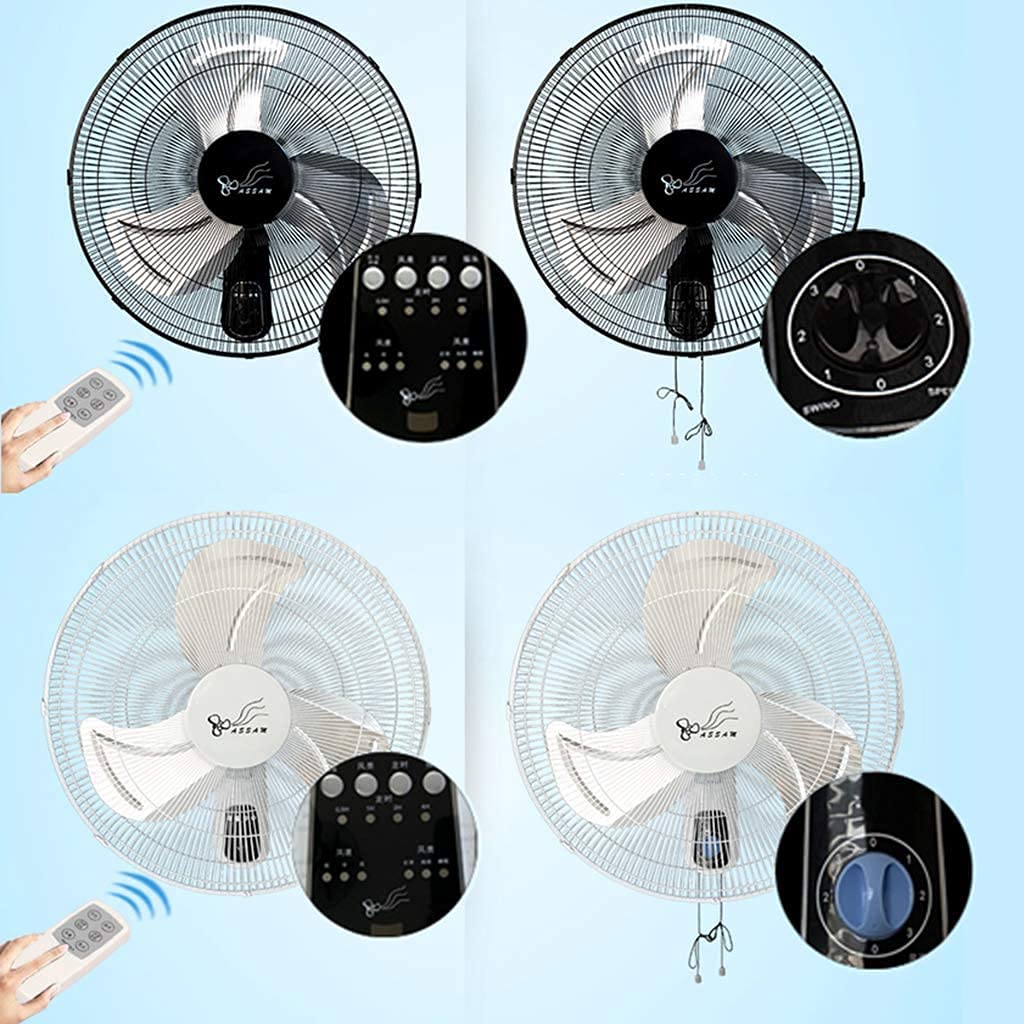 20 Inch Wall Mount Fan - High Power Commercial & Industrial Fan with 90° Oscillation, 3 Speed Settings & Adjustable Tilt (White, Mechanical) - Perfect for Warehouses, Garages, Workshops & Restaurants