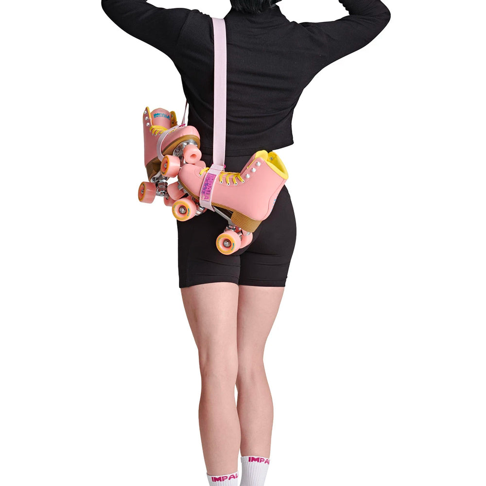 Impala Skate Carry Strap - Adjustable Pink Skateboard Shoulder Strap for Easy Transport | Perfect for Skateboarders, Roller Skaters & Scooter Riders