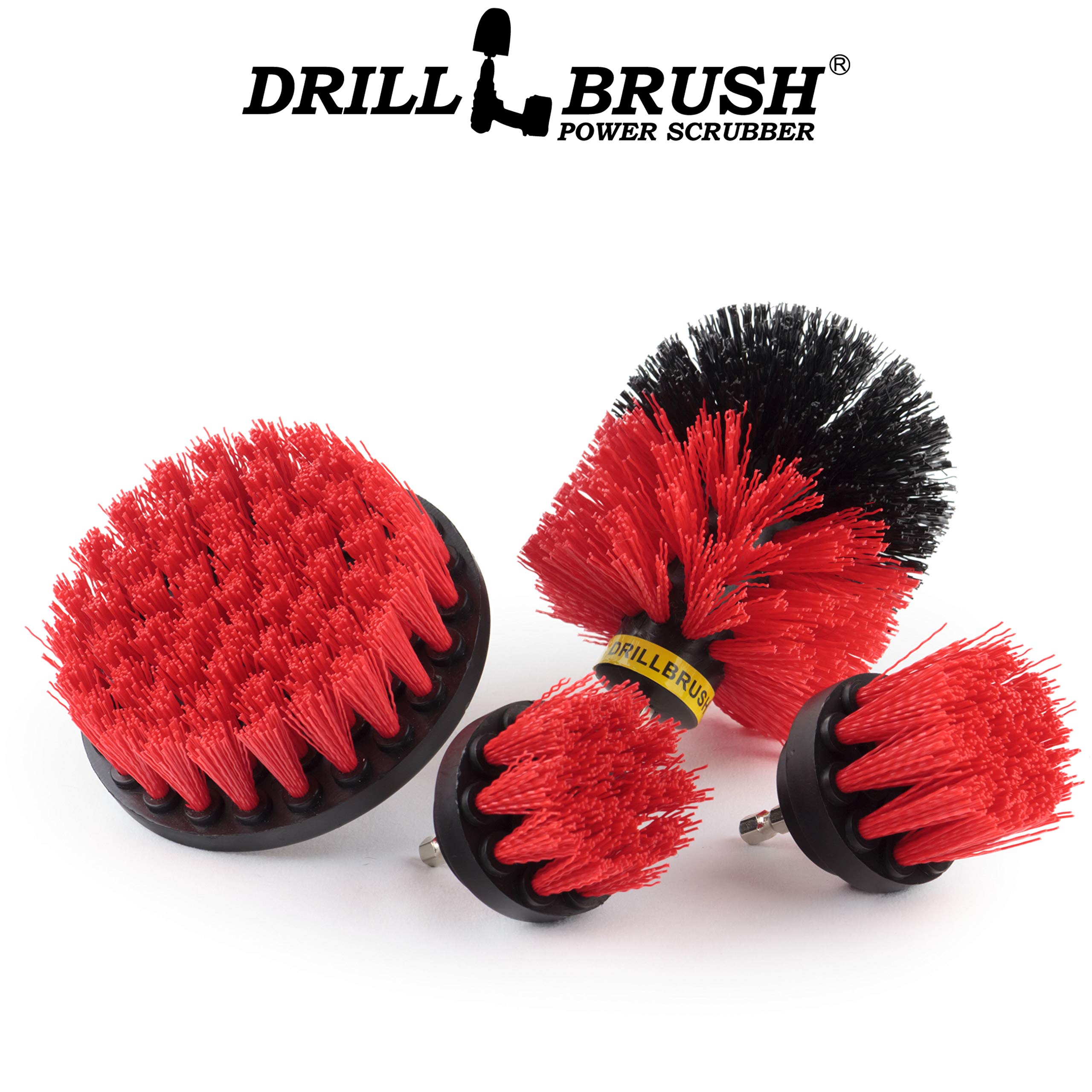 **Outdoor Cleaning Brush Set for Fountain, Patio, Fire Pit, Concrete & Grout – Heavy-Duty Scrub Brush for Granite, Headstone & Garden Statues – Perfect for Home, Yard & Restoration Projects**