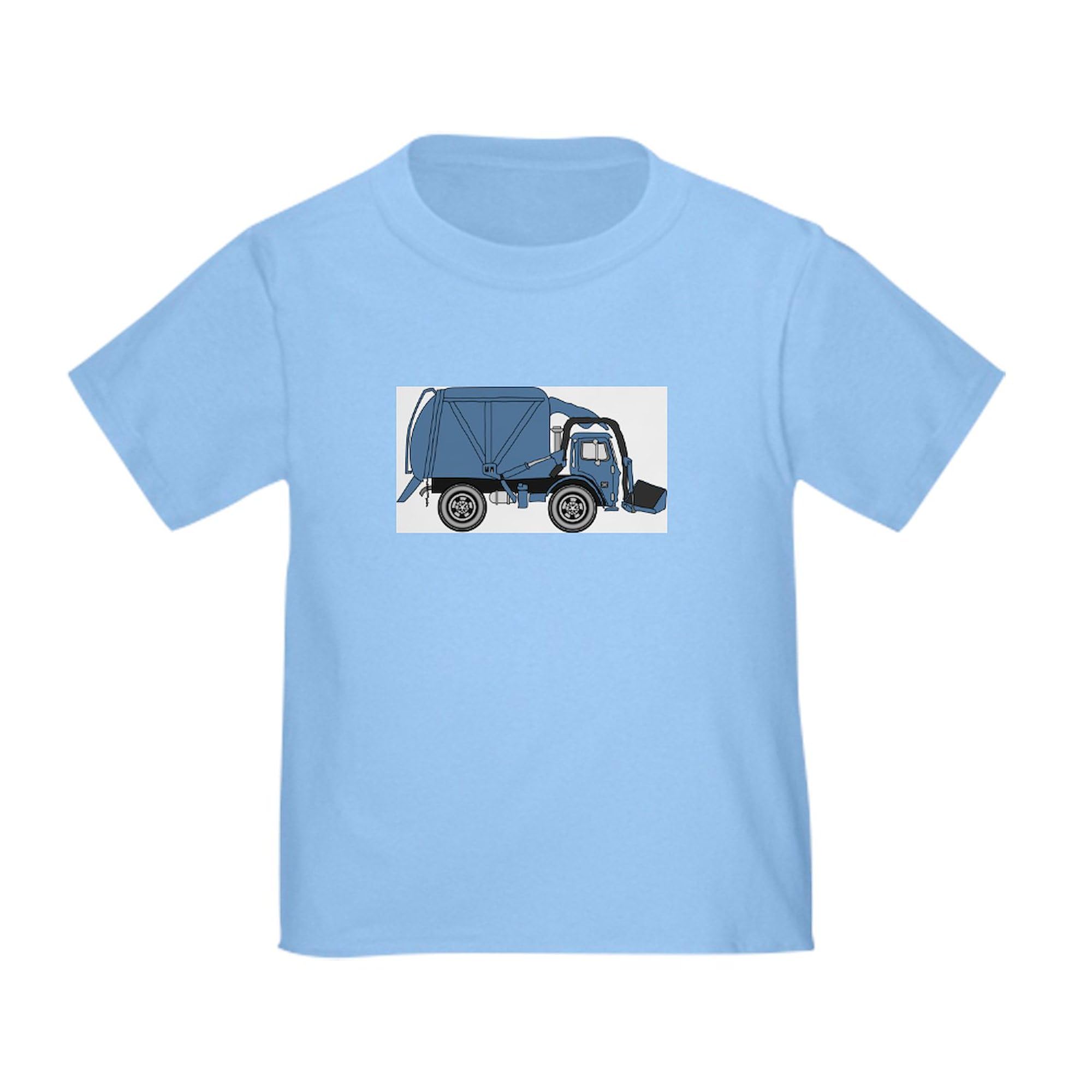 CafePress Garbage Truck Toddler T-Shirt - 100% Cotton Cute Graphic Tee for Boys & Girls - Perfect for Playtime, Daycare & Toddler Activities
