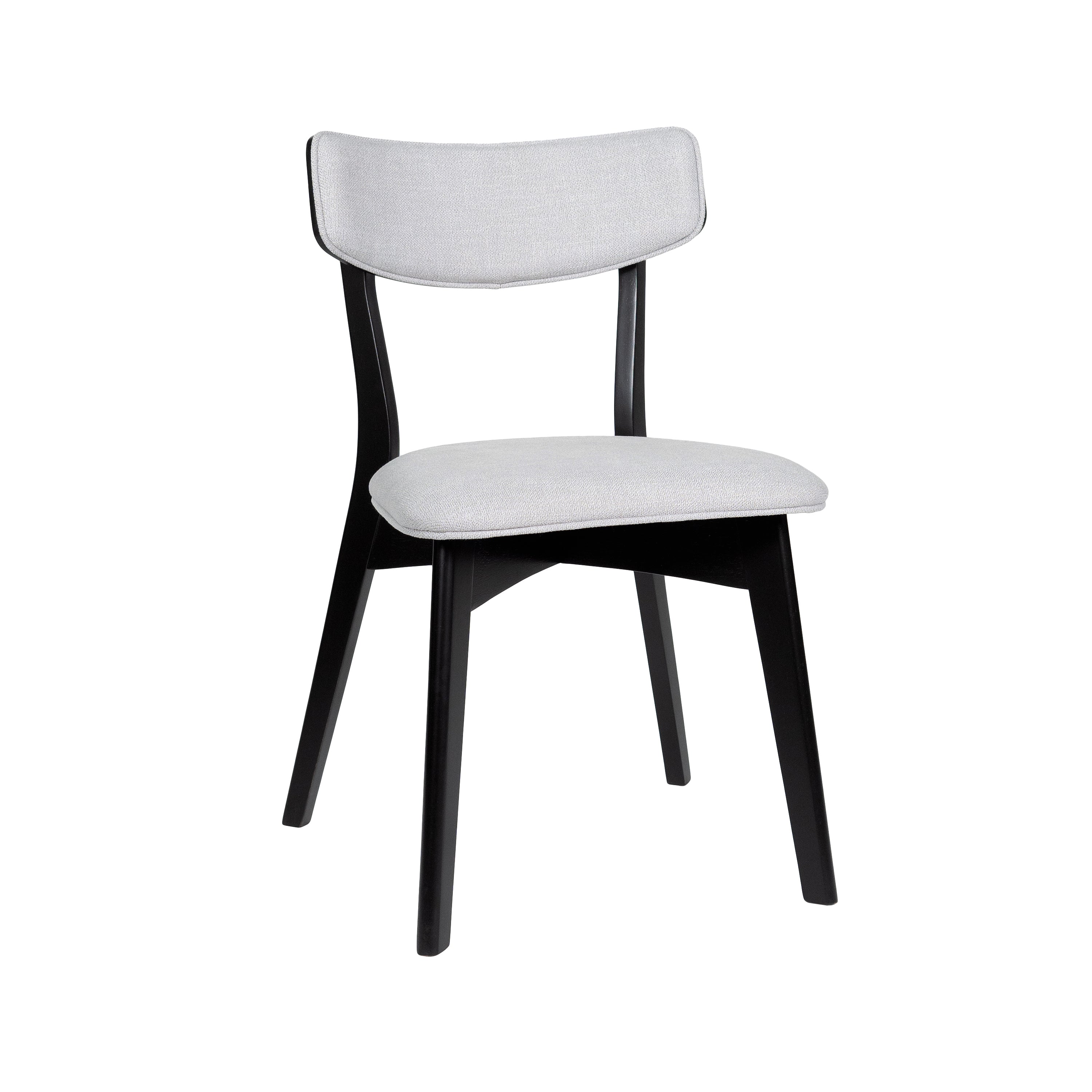 Modern Dining Chairs Set of 2 - Sturdy Wooden Kitchen Chairs with Padded Seats - Perfect for Dining Room, Kitchen, Breakfast Nook & Small Spaces