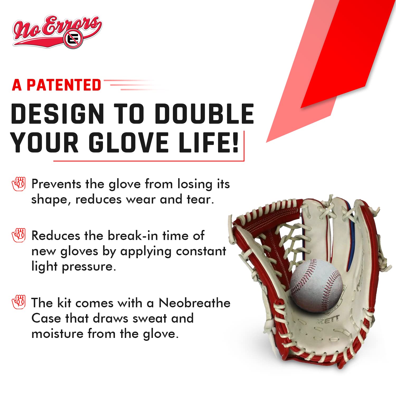 Premium No Errors WebGem Fielder's Glove Treatment - Conditioner & Protector for Baseball & Softball Gloves | Extends Glove Life & Enhances Performance | Perfect for Training, Games & Professional Use