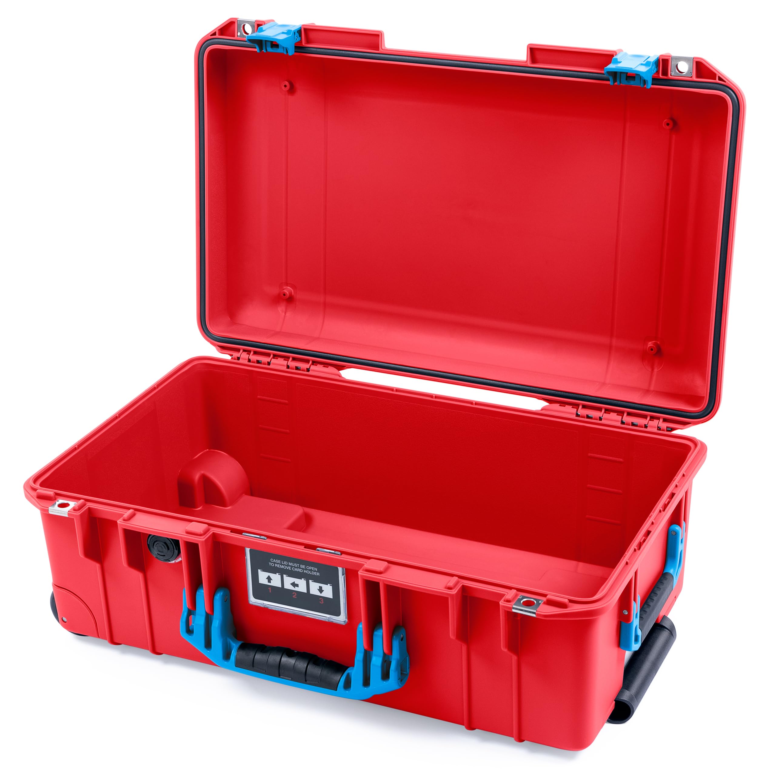 Pelican Air 1535 Waterproof Carry-On Case - Medium Size Travel Luggage with Blue Handles & Latches (Case Only) | Durable Protection for Camera Gear, Electronics & Valuables During Air Travel & Outdoor Adventures