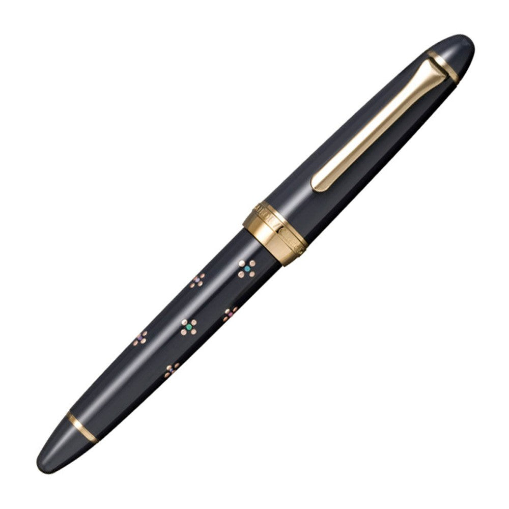 Sailor Fountain Pen Classic Ko Floret Dot SV - Premium Japanese Writing Instrument for Calligraphy & Elegant Note Taking