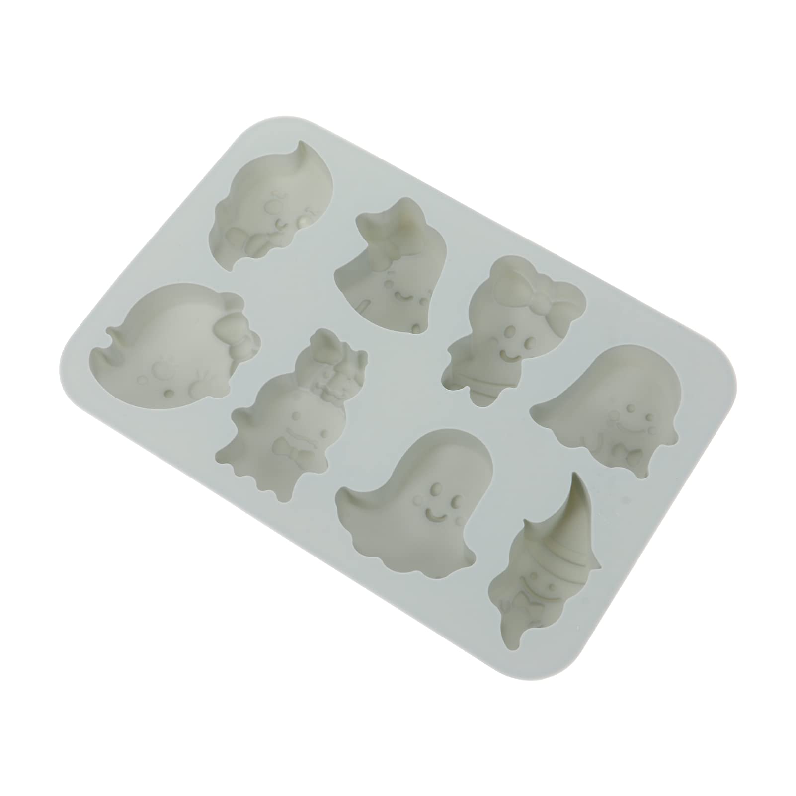 1PC Halloween Spooky Dice Cake Mold - Ghost & Pumpkin Shaped Silicone Baking Mold for Desserts, DIY Treats, Party Decor | Perfect for Halloween Baking, Cupcake Decorating, and Themed Dessert Shops