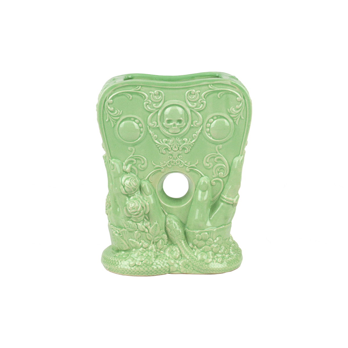 Death's Whisper Designer Series Tiki Mug - Seance by the Sea Collectible Cup | Perfect for Halloween Parties, Tropical Themed Events & Home Bar Decor