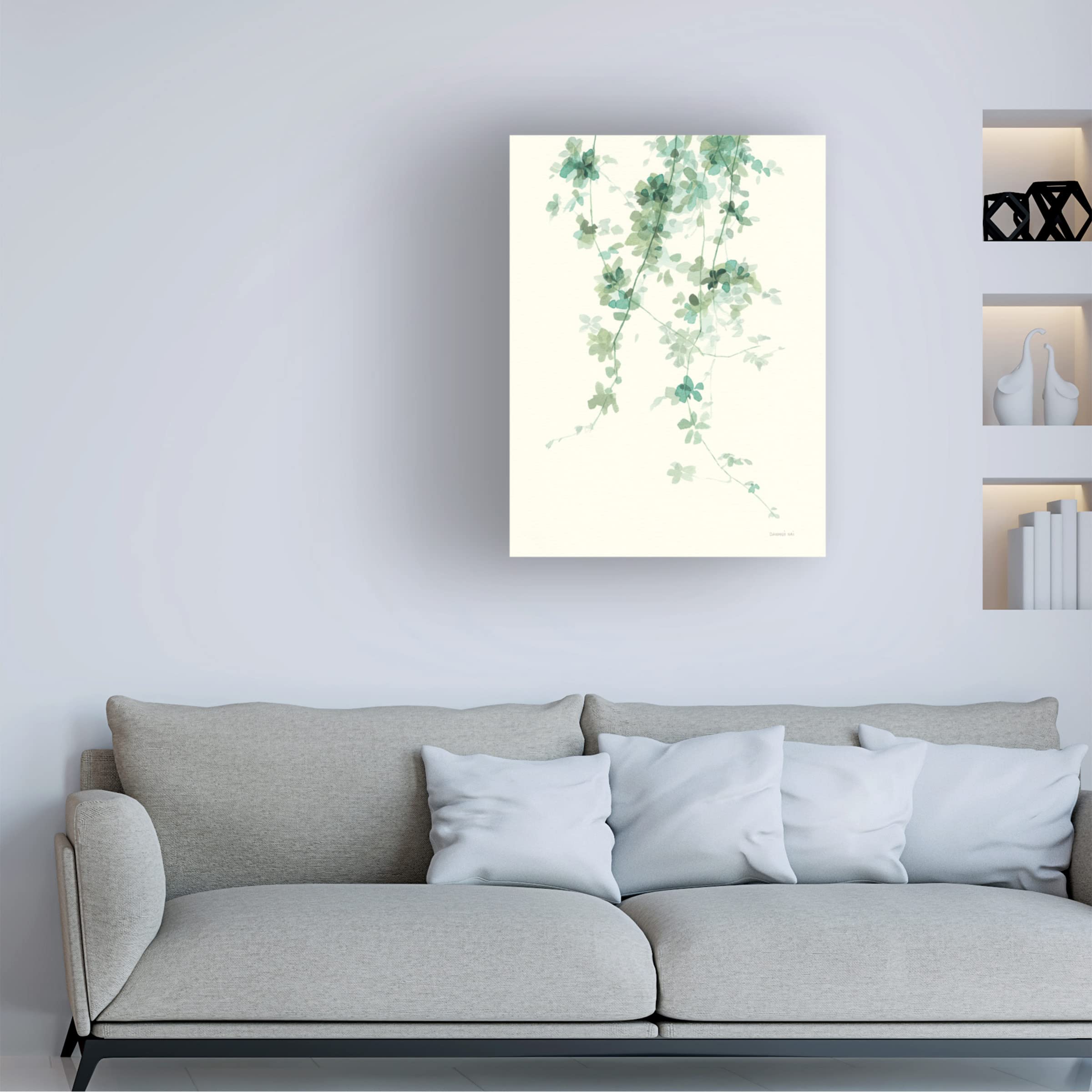 Trademark Fine Art 'Natural Beauty I' Canvas Wall Art by Wild Apple Portfolio - 35x47 Inches, Stunning Nature Landscape Painting for Living Room, Bedroom & Office Decor