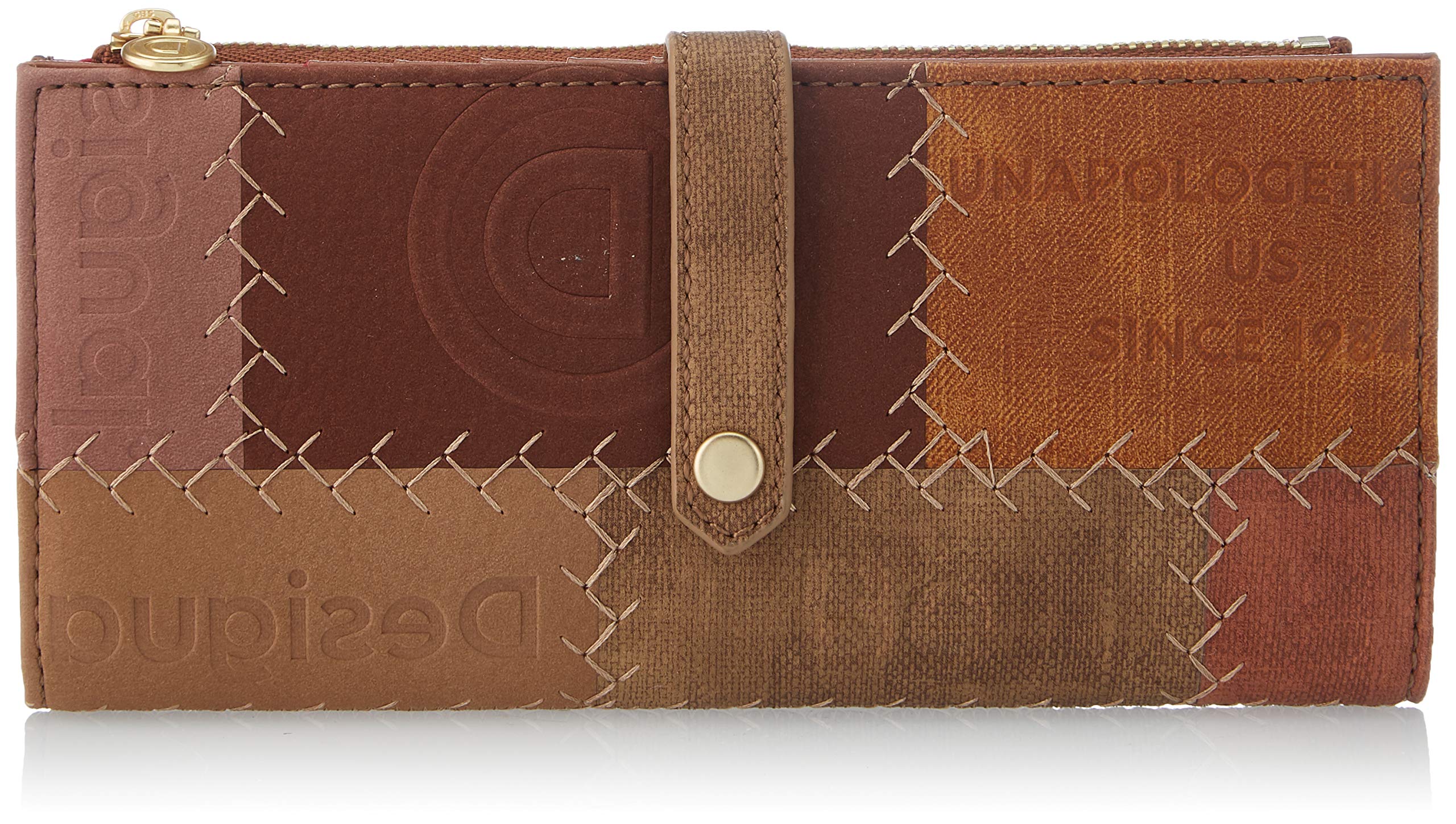 Desigual Women's Long Wallet - Stylish RFID Blocking Leather Wallet for Women - Perfect for Travel, Shopping, and Everyday Use