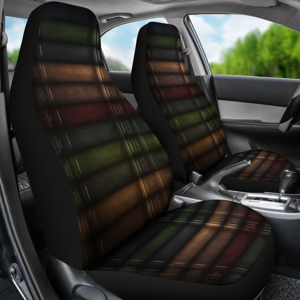 Premium Car Seat Covers for Book Lovers - Comfortable & Stylish Protection for Your Vehicle Seats | Perfect for Reading Nooks, Road Trips & Daily Commutes