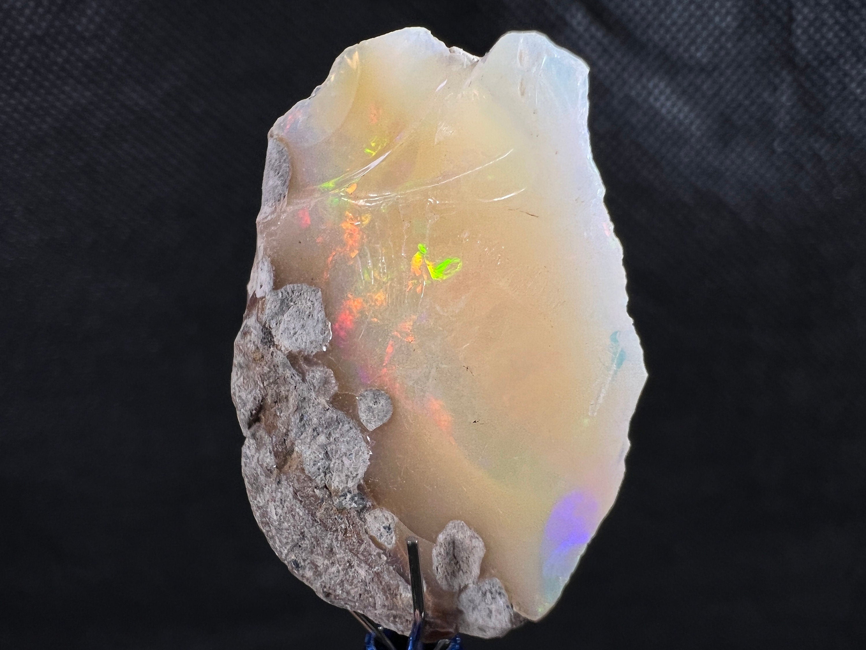 Premium 4A+ Welo Opal Raw Crystal - Natural Cutting Grade Ethiopian Opal, October Birthstone Jewelry Making (50720) | Perfect for Gem Collectors, Wire Wrapping & Unique Handmade Jewelry Designs