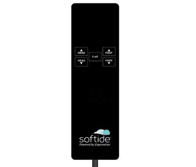 Ergomotion Softide 2100 Series Wireless Conversion Kit - 2 Piece Set with White Remote for Adjustable Beds | Easy DIY Installation | Perfect for Home Bedroom, Guest Room & Senior Care Facilities