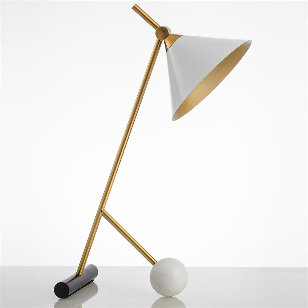 Cleo Table Lamp - Modern LED Desk Light for Home Office, Bedroom & Living Room - Stylish Nightstand Lamp with Adjustable Brightness for Reading & Decor