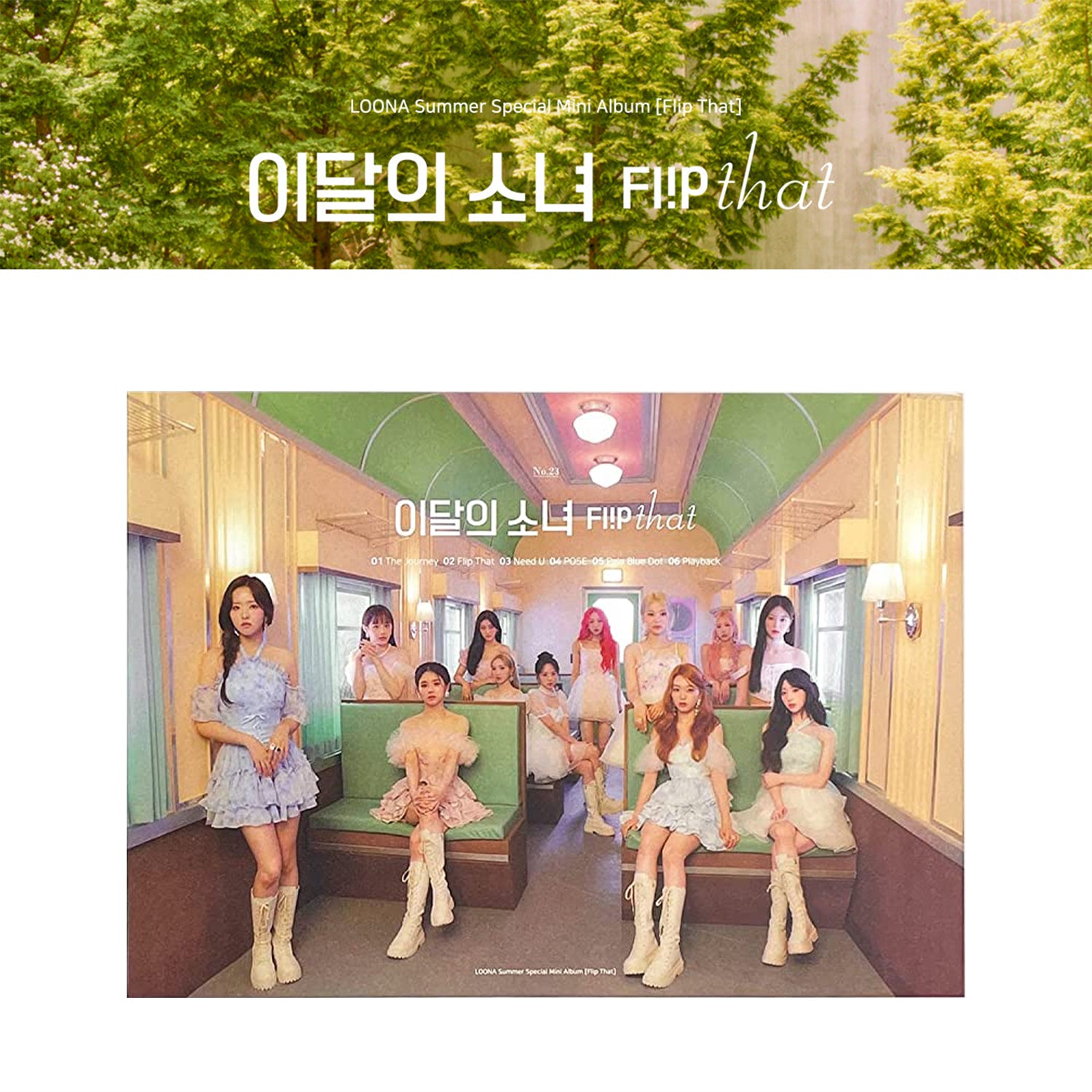 LOONA SUMMER SPECIAL MINI ALBUM 'FLIP THAT' - K-Pop Music CD for Fans, Collectors & Gift Giving - Perfect for Summer Playlists, Parties & K-Pop Collections