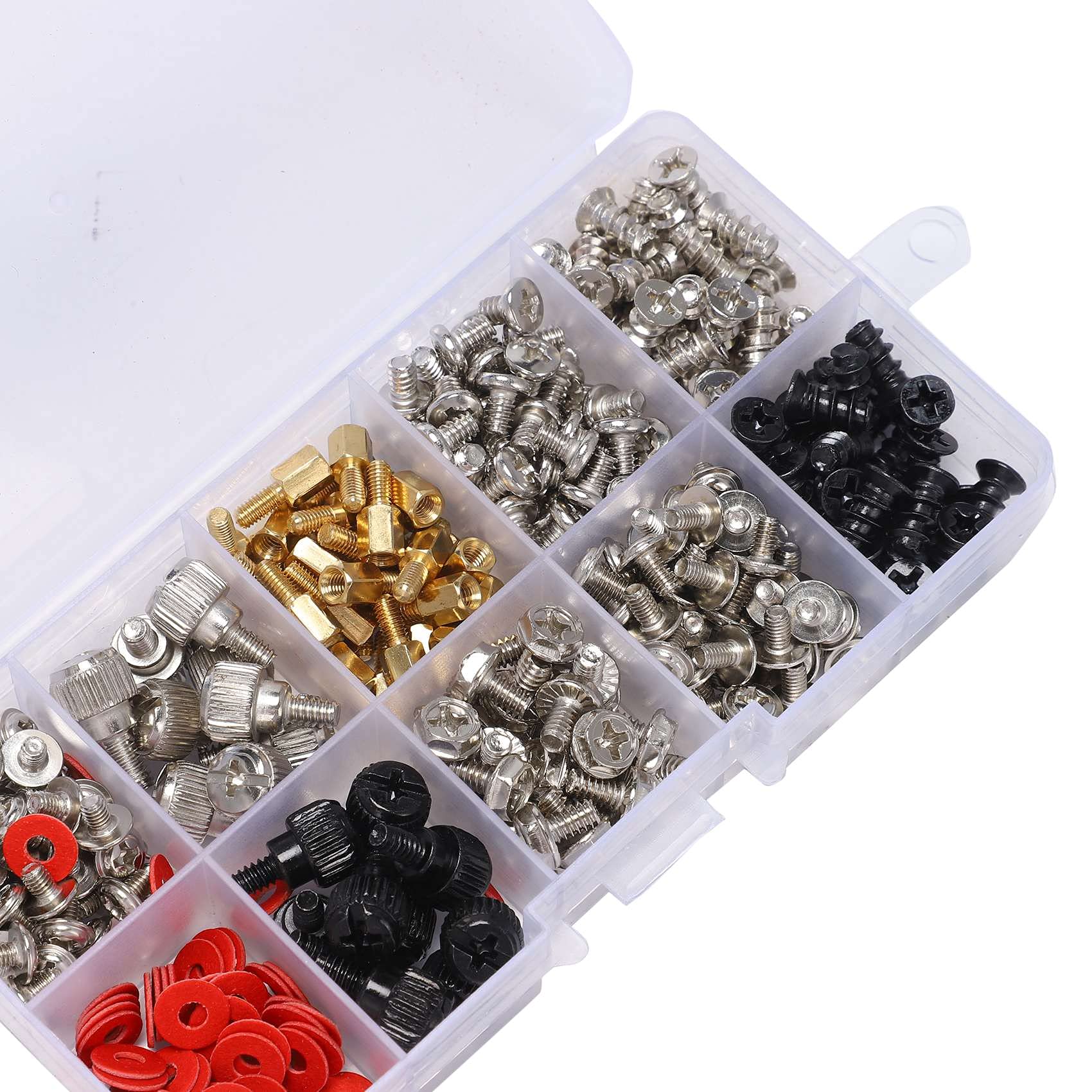 360PCS Computer Screws Kit - PC Case Screws, Motherboard Standoffs, Hard Drive & Fan Mounting Screws for PC Building & Repair - Perfect for DIY Computer Assembly, Upgrades & Maintenance