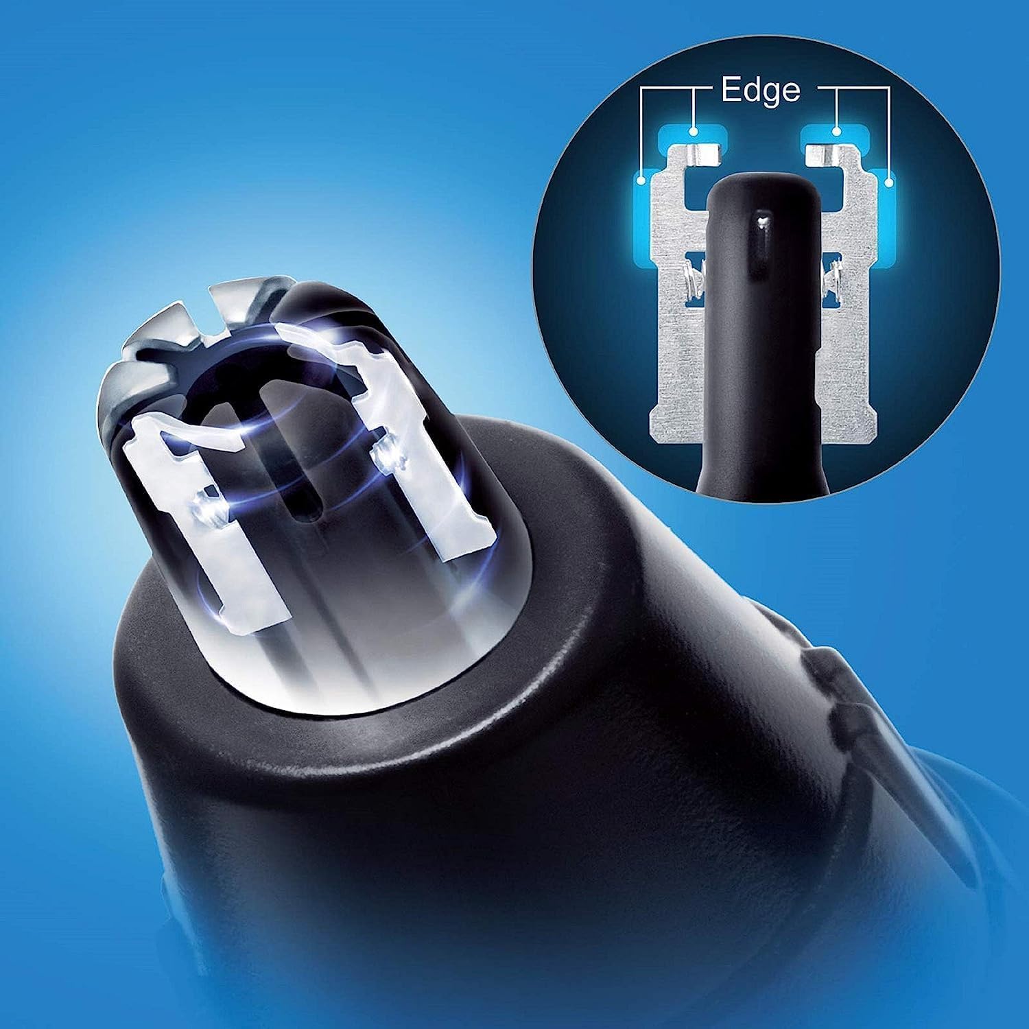 Panasonic ER-GN30-K Cordless Wet/Dry Electric Razor for Men with Nose & Facial Hair Trimmer - Includes 4AA Batteries & Deluxe Cleaning Cloth - Perfect for Travel, Gym & Daily Grooming