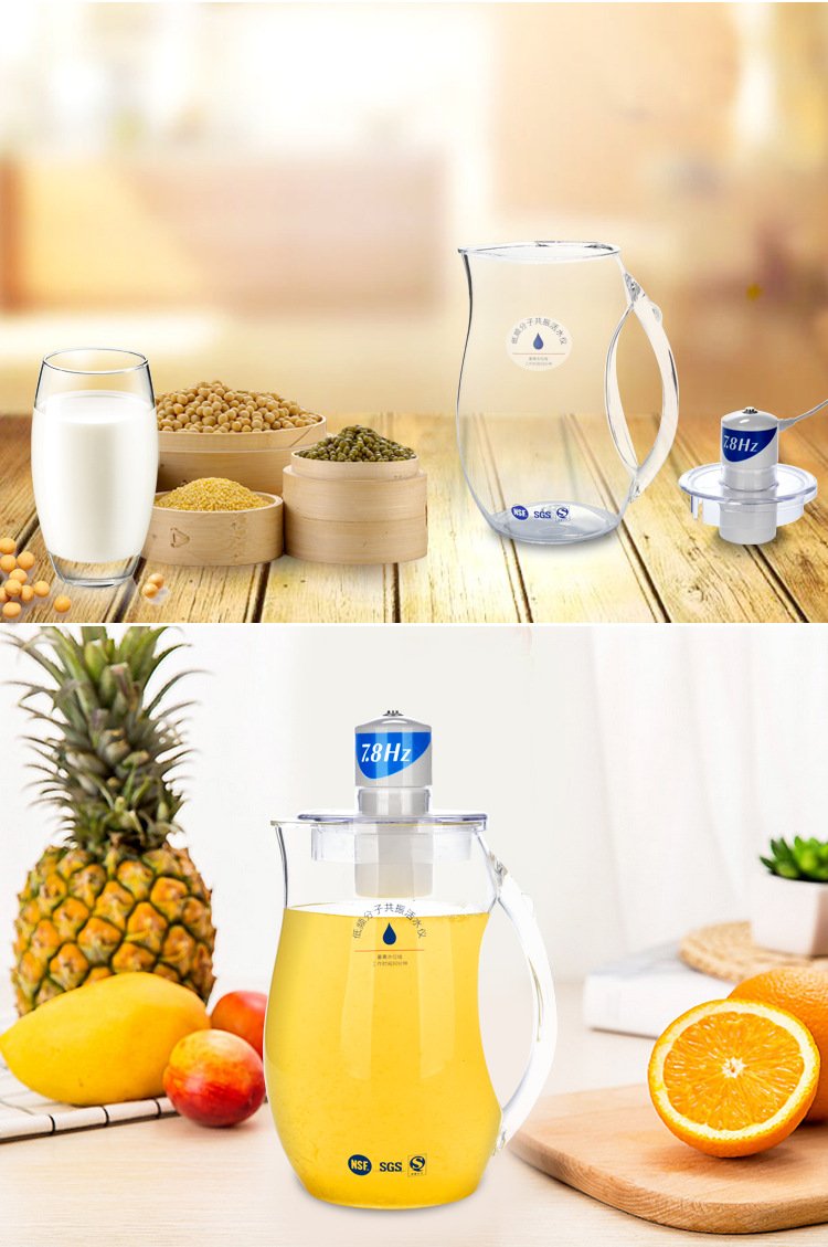 7.8Hz低频分子水处理壶量子共振活水器 - 家用健康饮水解决方案，提升水质口感