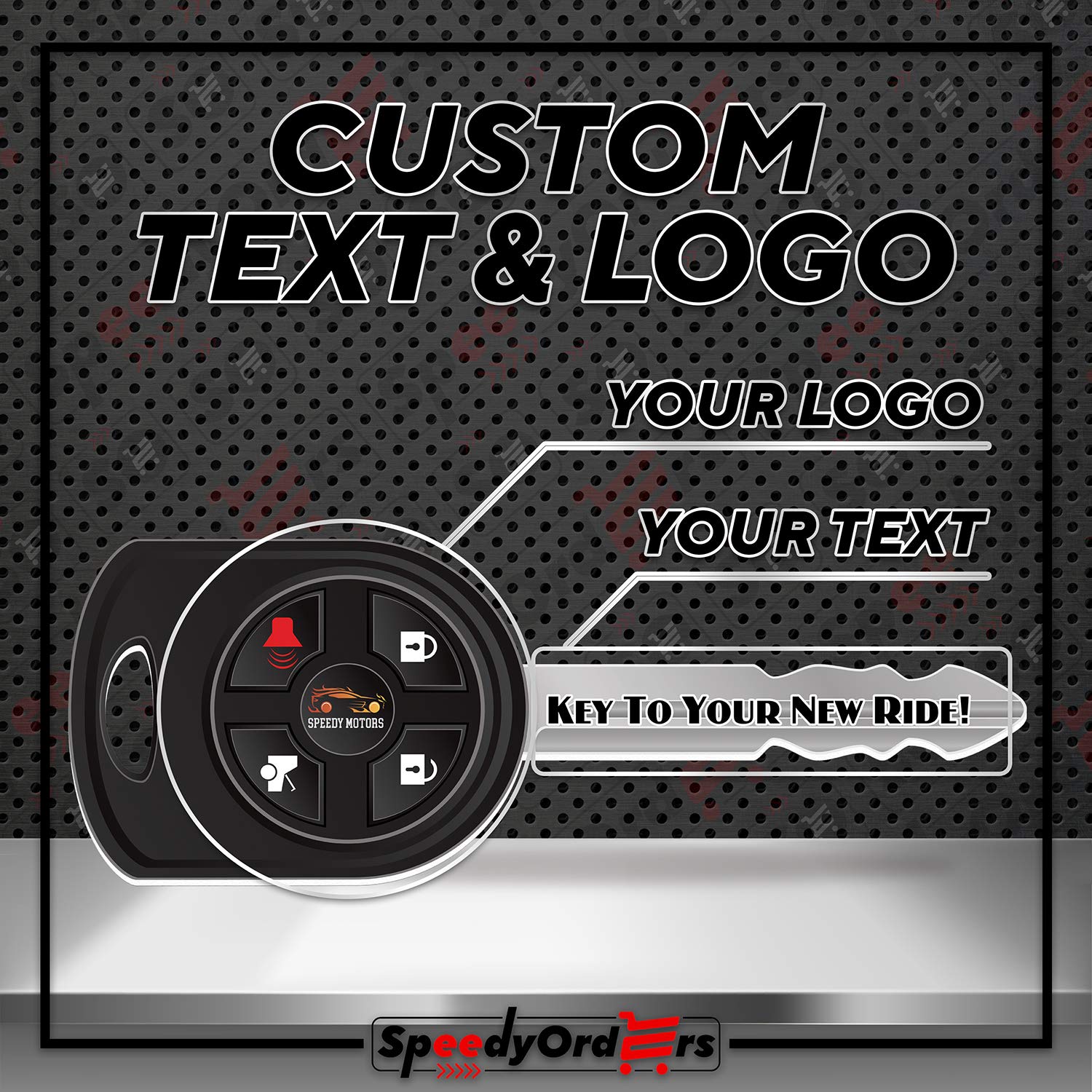 **Oversized Car Key Prop - 45x16 Inch Giant Car Key for Dealership Photo Booths, Custom Marketing & Promotional Events - Perfect for Auto Shows, Grand Openings & Social Media Campaigns**