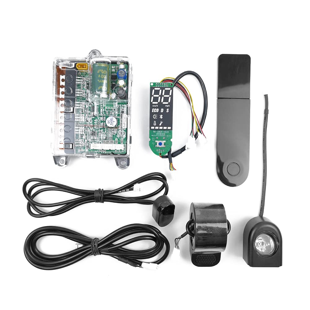 MengK 36V Electric Scooter Motherboard Controller - Digital Display with Front & Rear Lights - Compatible with M365/PRO E-Scooters - Perfect for Commuting & Urban Travel