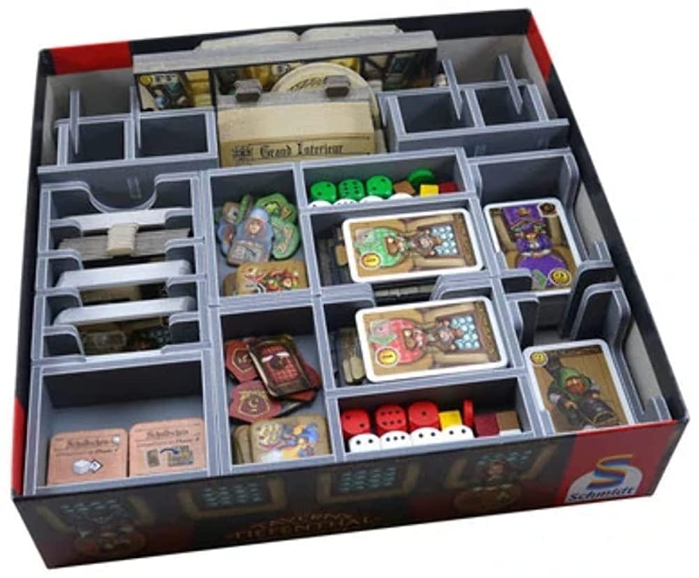 Folded Space Box Insert for Taverns of Tiefenthal Board Game - Premium Organizer for Game Components | Perfect for Tabletop Gaming & Storage Solutions