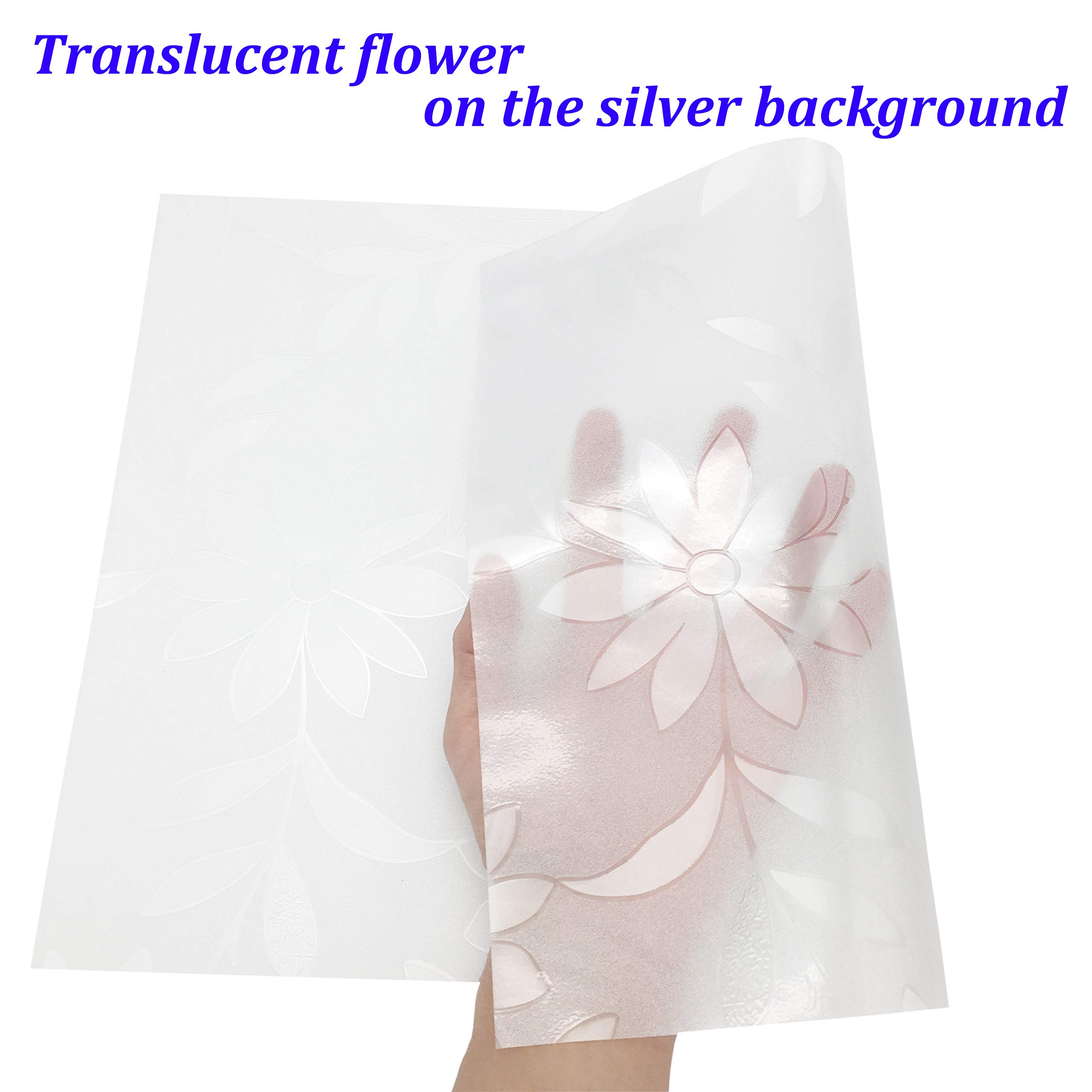 Waterproof Plastic Placemats Set of 4 - Wipe Clean, Durable & Fade-Resistant Flower Design Place Mats for Kitchen & Dining Table | Perfect for Daily Meals, Parties & Outdoor Picnics