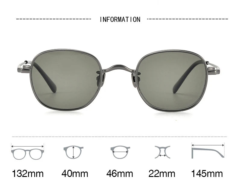 Stylish Black Semi-Rimless Oval Titanium Eyeglasses with Clip-On Sunglasses for Women - MK46 | Perfect for Outdoor Activities, Driving, and Fashion Accessories
