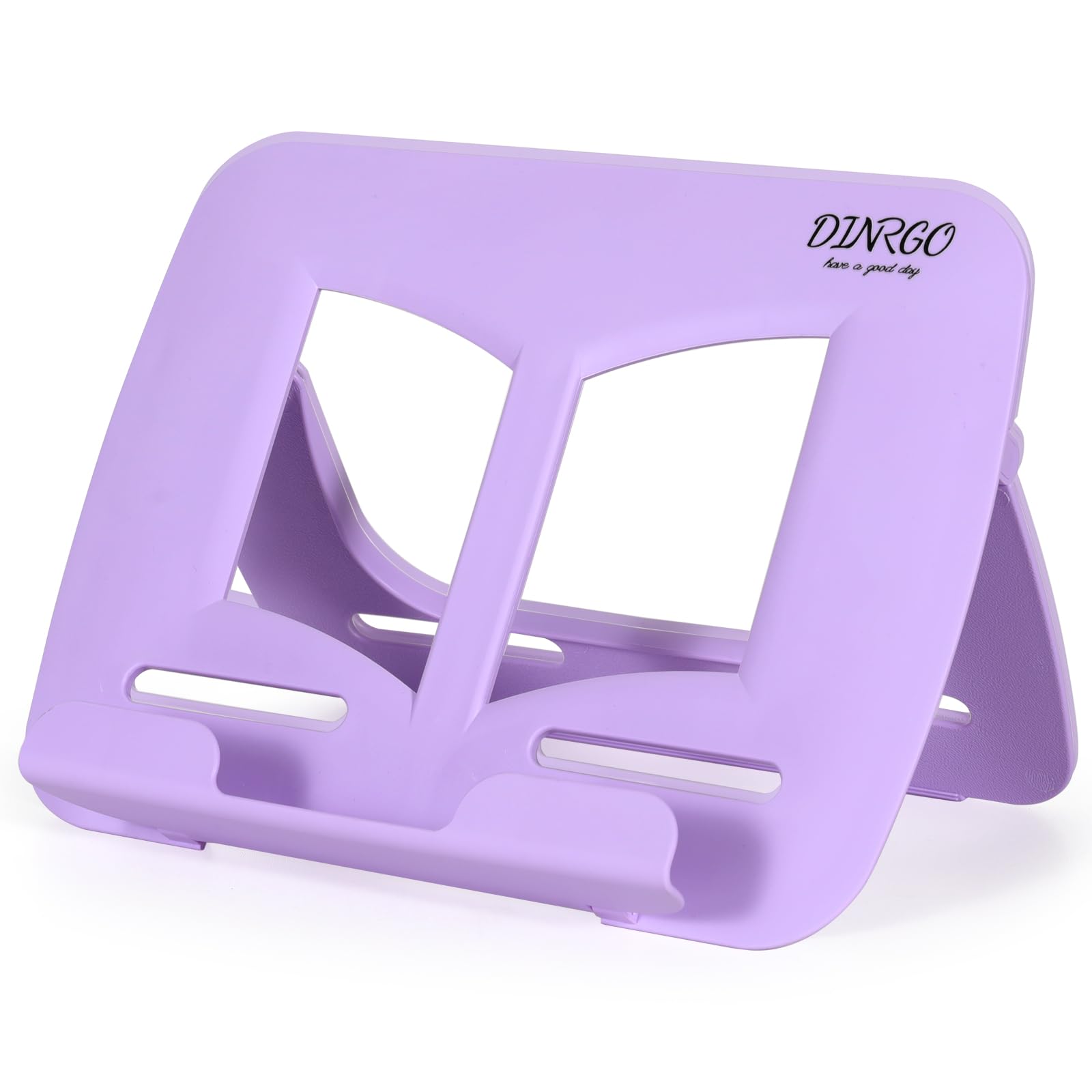 Adjustable Foldable Desktop Book Stand - Portable Recipe & Textbook Holder, Music Sheet Stand with Moisture-Proof Anti-Corrosion Coating, Easy Clean Book Shelf for Kitchen, Office & Study Room