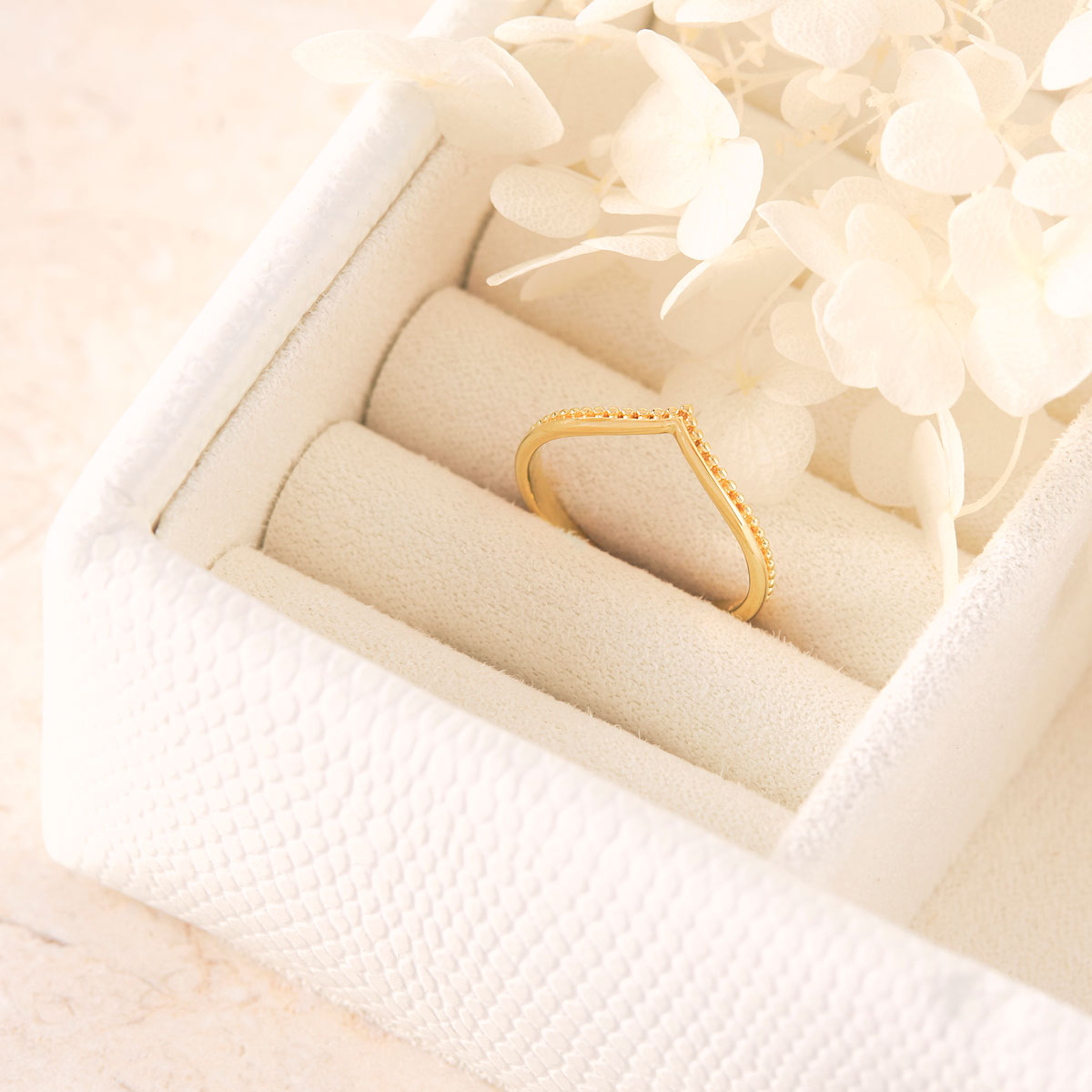 Bohdi Stacker Ring Gold - Minimalist Dainty Gold Stacking Rings for Women - Perfect for Layering, Everyday Wear & Special Occasions