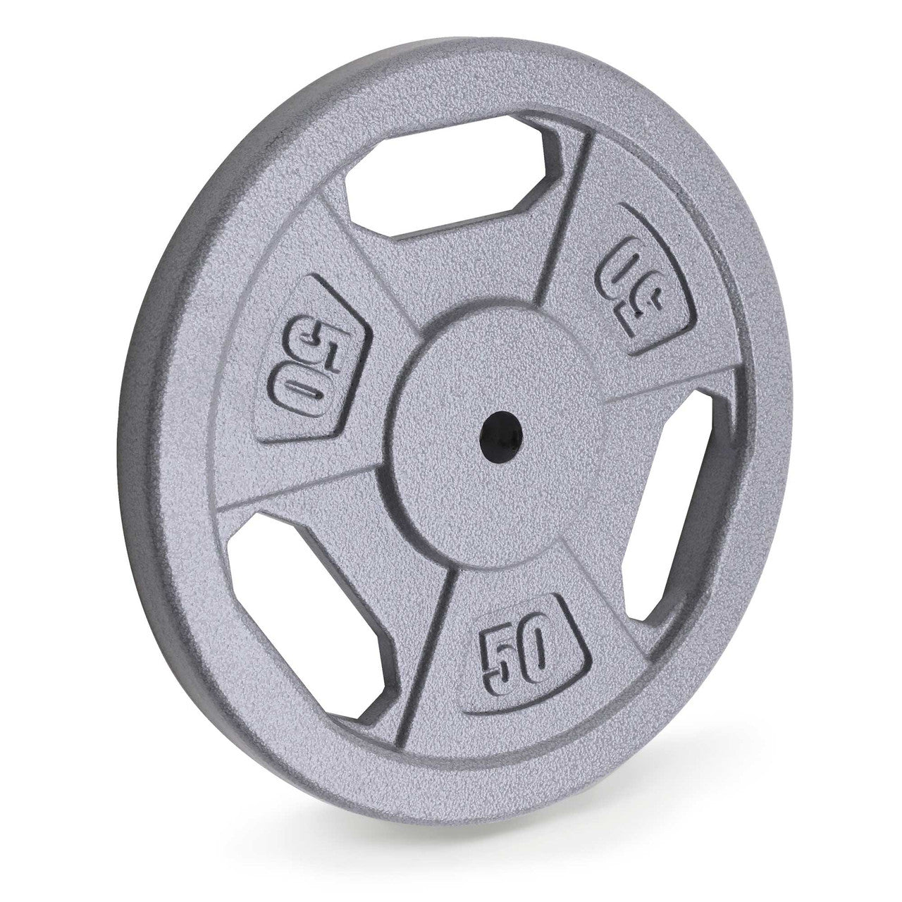 50lb Standard Size Grip Plate B5G 5550 - Heavy Duty Weight Plate for Strength Training, Powerlifting & Home Gym Workouts - Perfect for CrossFit, Bodybuilding & Fitness Enthusiasts