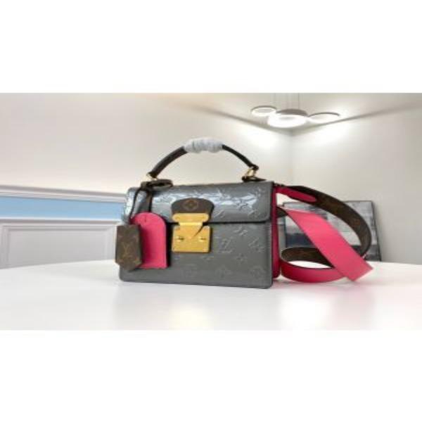 Louis Vuitton Spring Street Monogram Vernis Champagne Metallic Crossbody Bag - Elegant Evening Out & Luxury Gift for Women