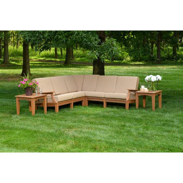 Granville Deep Seating Sectional Right Arm Loveseat with Cushions - Modern Comfortable Sofa for Living Room, Lounge & Outdoor Patio