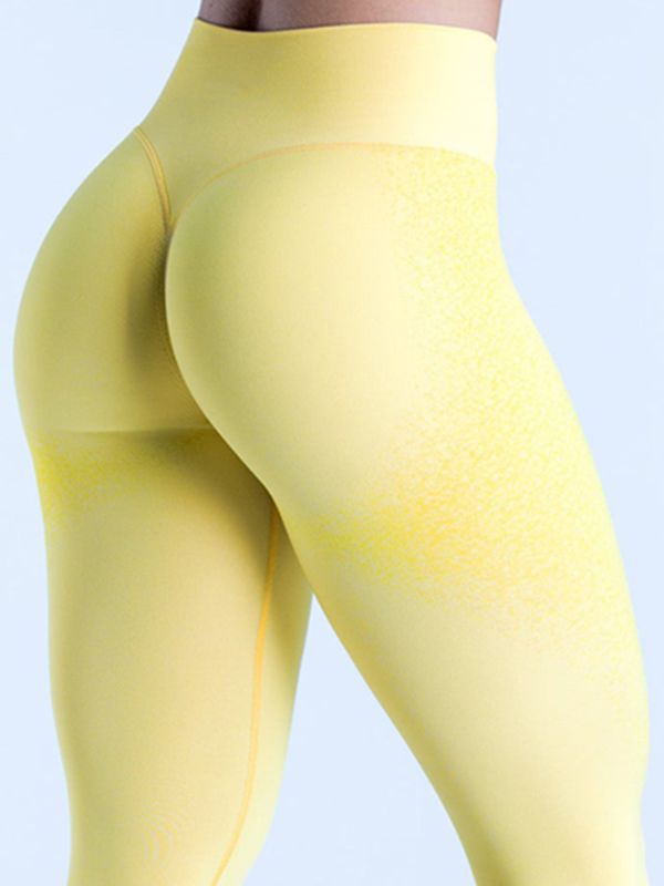 ZASUWA Women's High Waisted Tummy Control Workout Leggings - Quick Dry, Solid Color, Butt Lifting for Yoga, Running & Gym