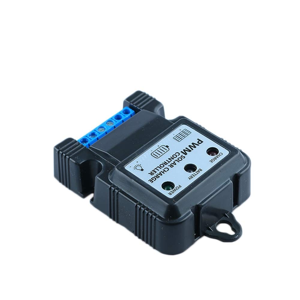 6V/12V 10A Solar Charge Controller Regulator - Auto Battery Charger for RV, Boat, Home & Off-Grid Power Systems | Waterproof & Efficient Solar Panel Controller for DIY Projects & Outdoor Use