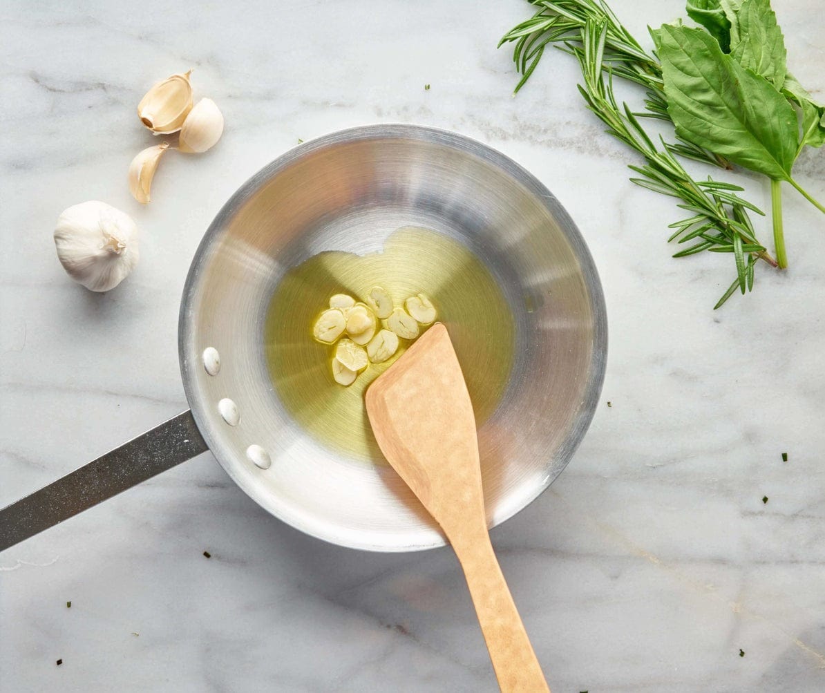 Epicurean Non-Slip Chef Saute Pan with Wooden Handle - Perfect for Stir-Frying, Searing & Sauteing Vegetables, Meat & Seafood in Professional & Home Kitchens