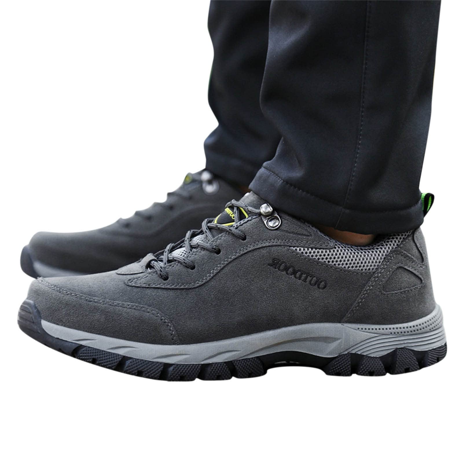 **Men's Waterproof Hiking Boots - Lightweight Non-Slip Trekking Shoes for Outdoor, Hunting & Winter Adventures | Comfortable Wide Fit for Hiking & Motorcycle Safety**    *(Perfect for mountain trails, camping, and rugged terrain – ideal for all-season outdoor activities!)*