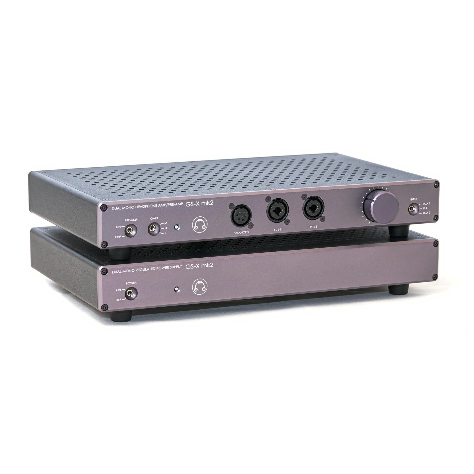 Premium HeadAmp GS X mk2 Balanced Headphone Amplifier & Preamp - High-End Audio for Studio, Home Theater & Audiophile Listening
