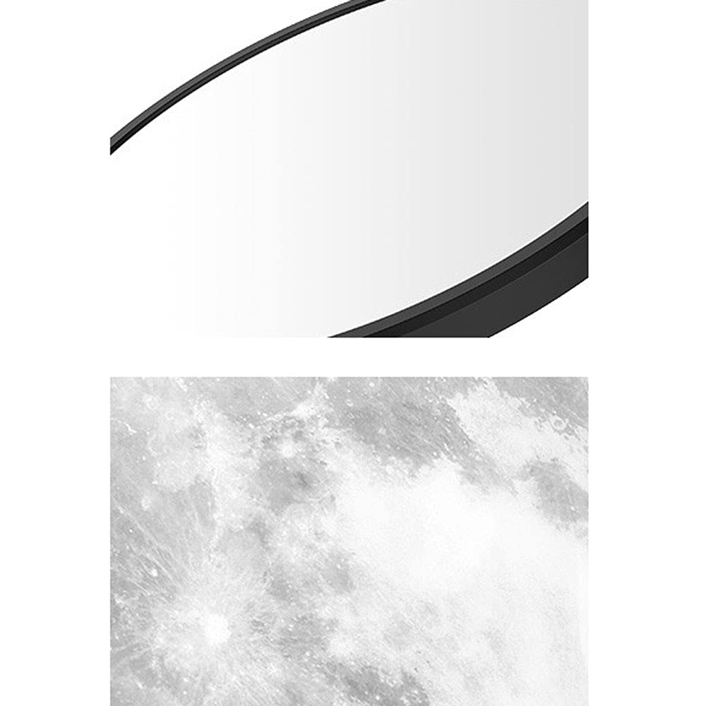 Moon LED Wall Sconce with Mirror - Glass Wall Light for Bedroom & Living Room