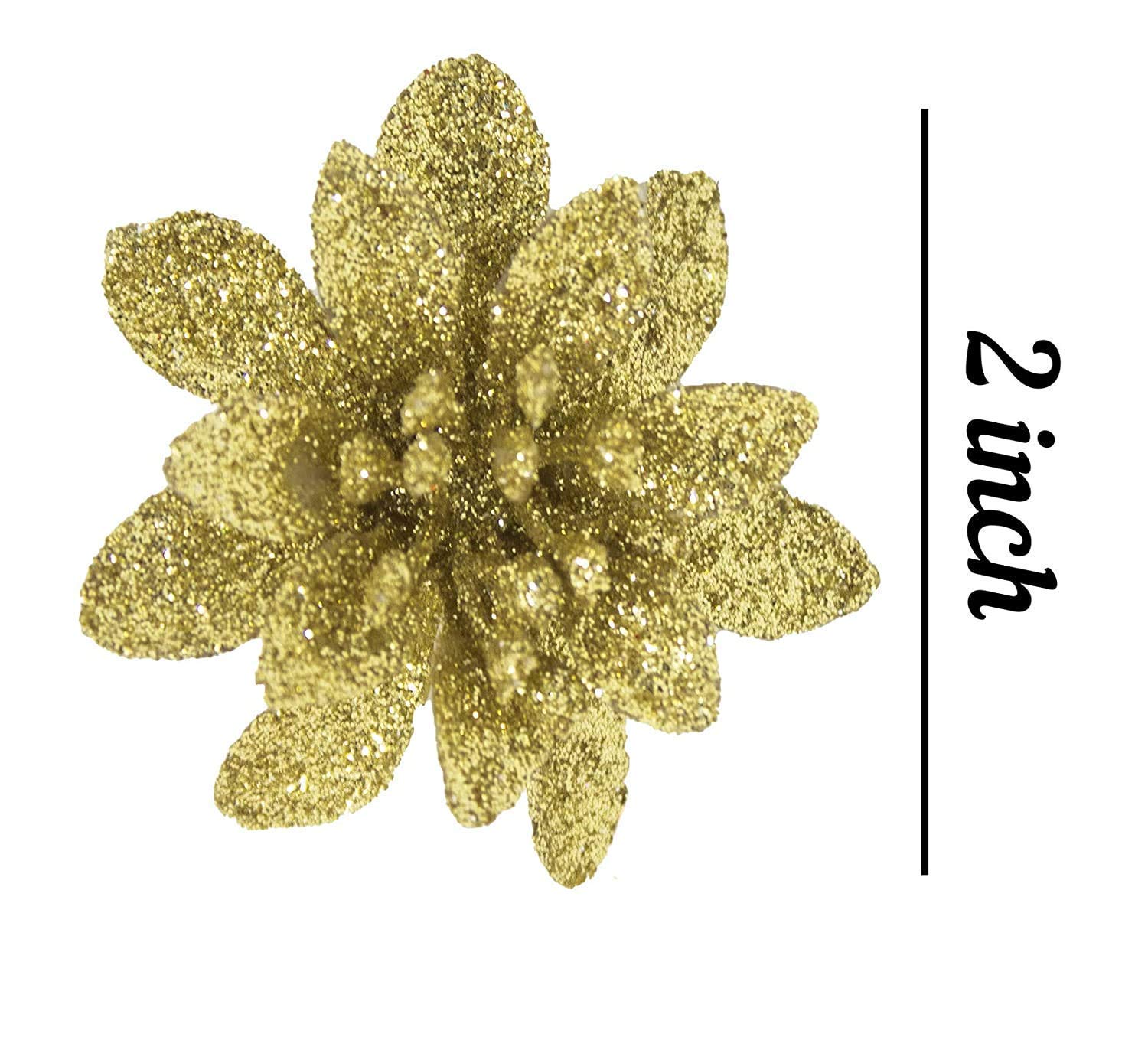 Shining Hair Clips for Women - Glitter Hair Barrettes for Wedding, Party, Prom - 2 Pack Hair Accessories Set (Perfect for Bridal, Birthday, Special Occasions)