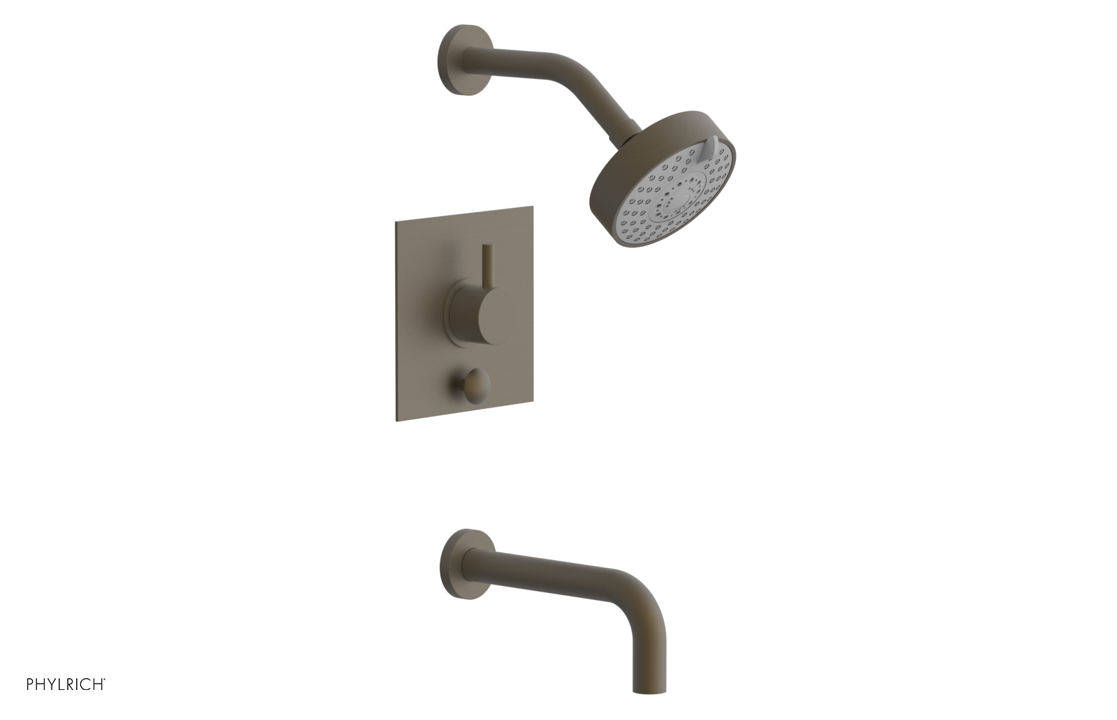 BASIC II Pressure Balance Tub and Shower Faucet Set 230S 29 - Chrome Finish for Bathroom & Shower Installation | Perfect for Modern Home Renovation and Spa-Like Experience