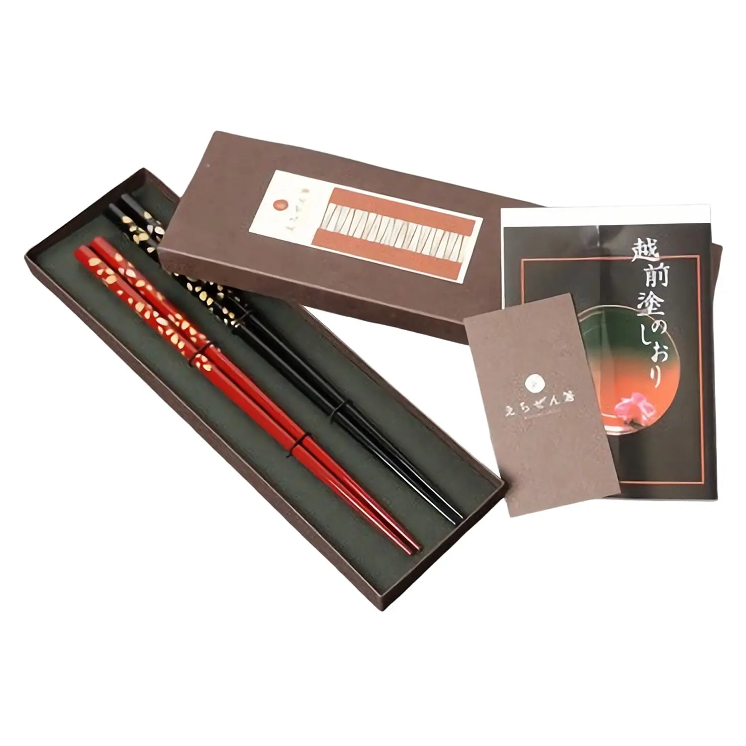 Premium Echizen Lacquerware Wooden Couple Chopsticks - Handcrafted Sakura Design for Romantic Dinners & Japanese Cuisine - Perfect for Anniversaries, Weddings & Special Occasions