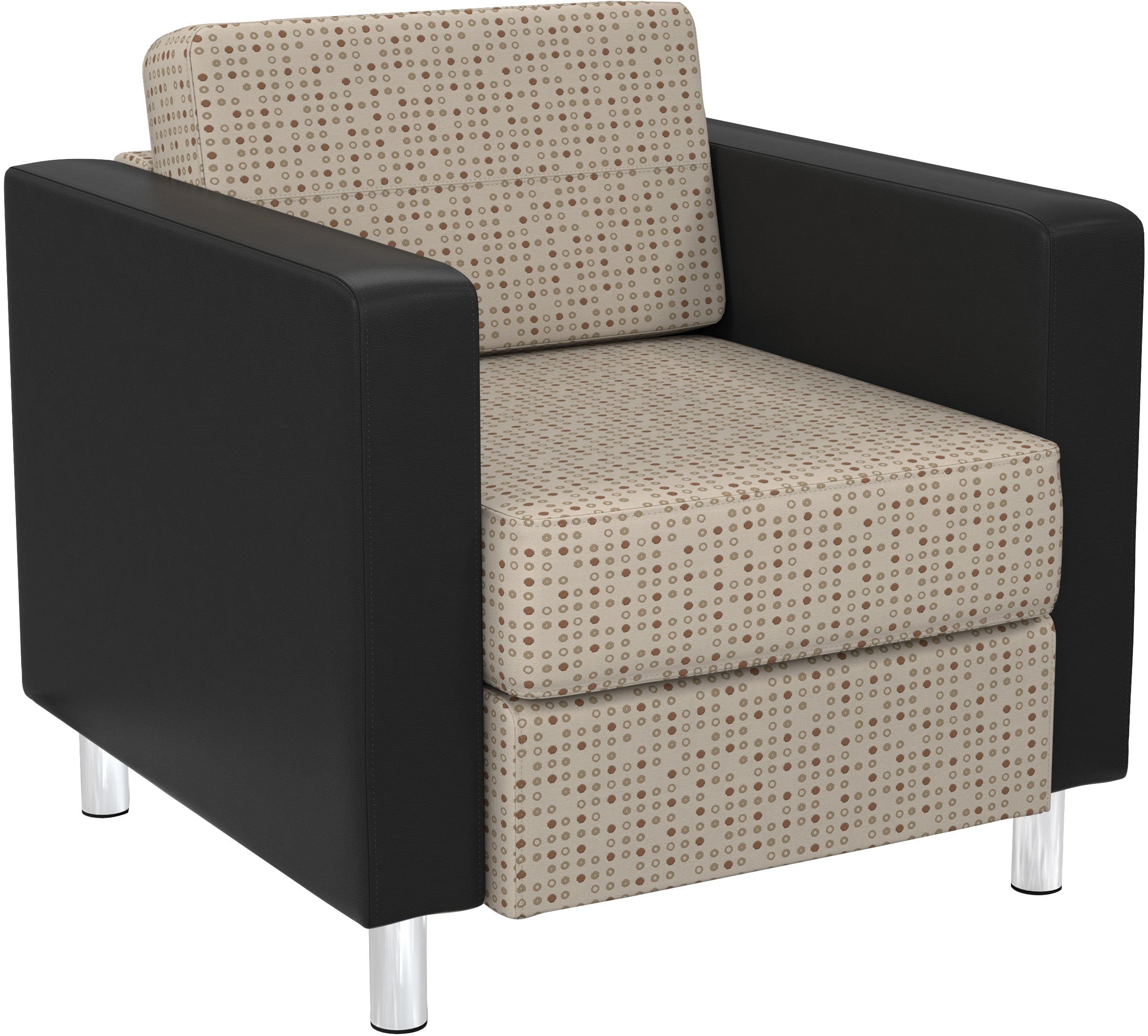 Office Star Pacific Chair with 2-Tone Fabric [PAC51] - Ergonomic Office Chair for Home & Business Workspaces