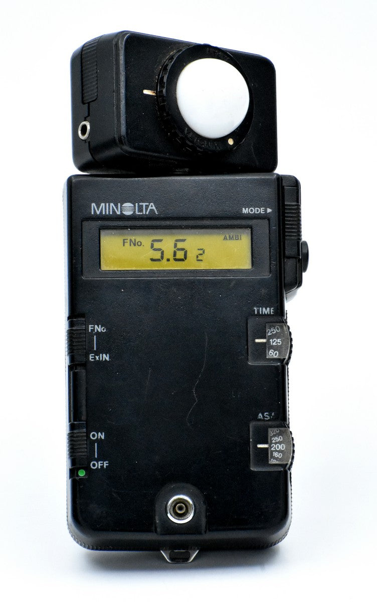 Used Minolta Flash Meter III - Professional Light Meter for Photography & Studio Lighting - Perfect for Film, Digital & Video Production