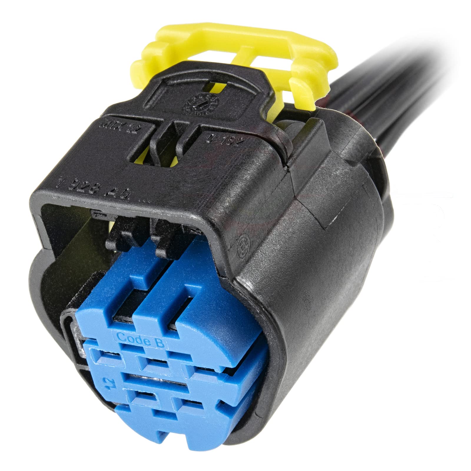 Ballenger Motorsports - 5 Way Trapezoidal Connector Plug Replacement for Bosch Pressure Sensor PST-F 1 | Pigtail Wiring Harness | Automotive & Racing Applications